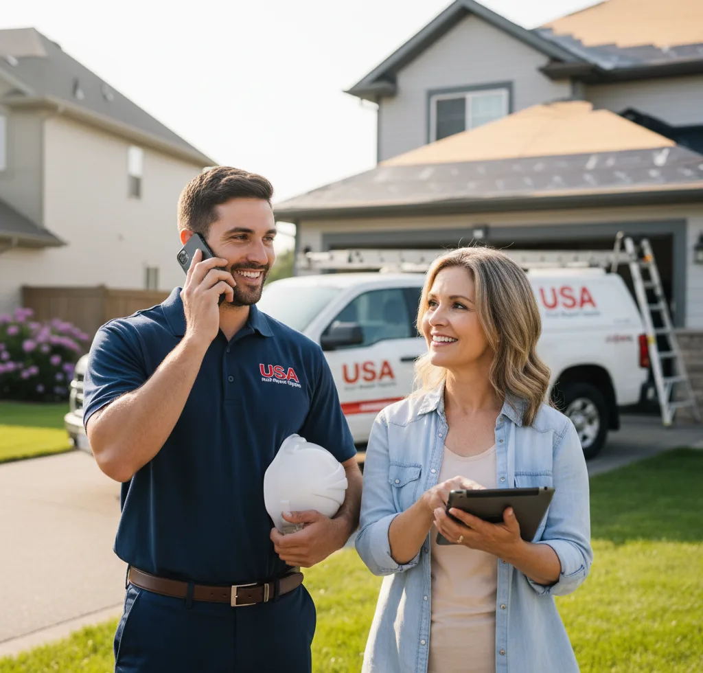 USA Roof Repair Experts customer support in Centreville